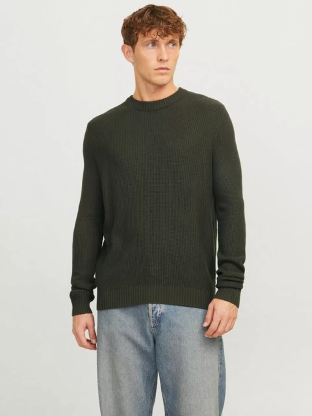 Jack & Jones Rundhalspullover "JJROY KNIT CREW NECK" günstig online kaufen