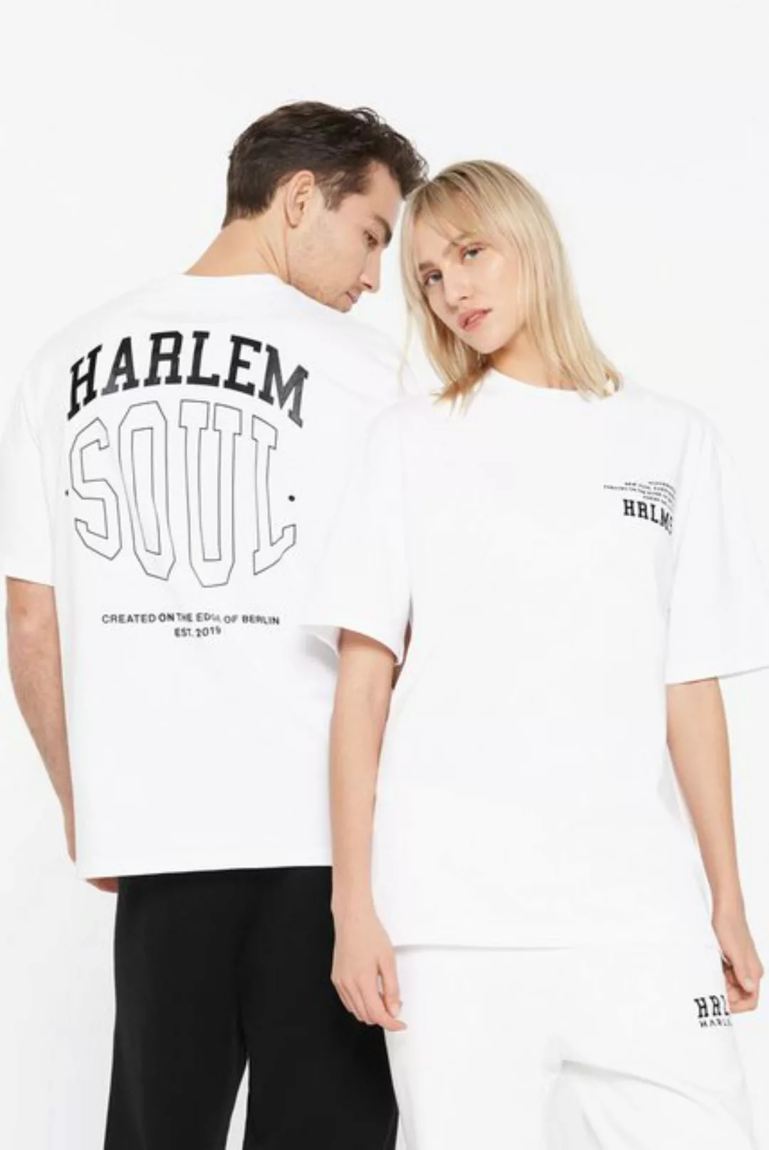 Harlem Soul Rundhalsshirt aus Baumwolle günstig online kaufen