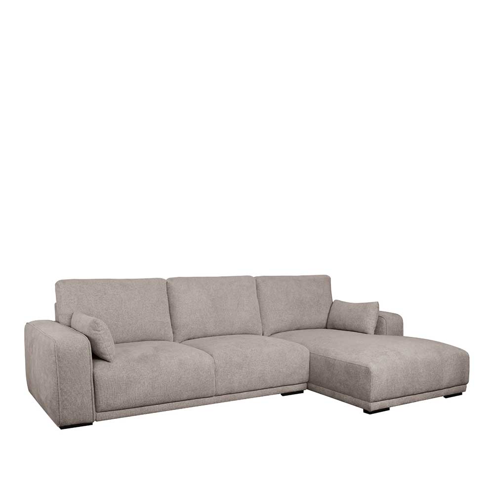 Eckcouch Sofa in Beige mit Taschenfederkern günstig online kaufen