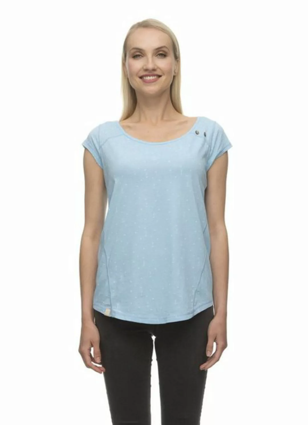 Ragwear T-Shirt Damen Rosanne Light Blue, Ankerprint, Gr. S günstig online kaufen