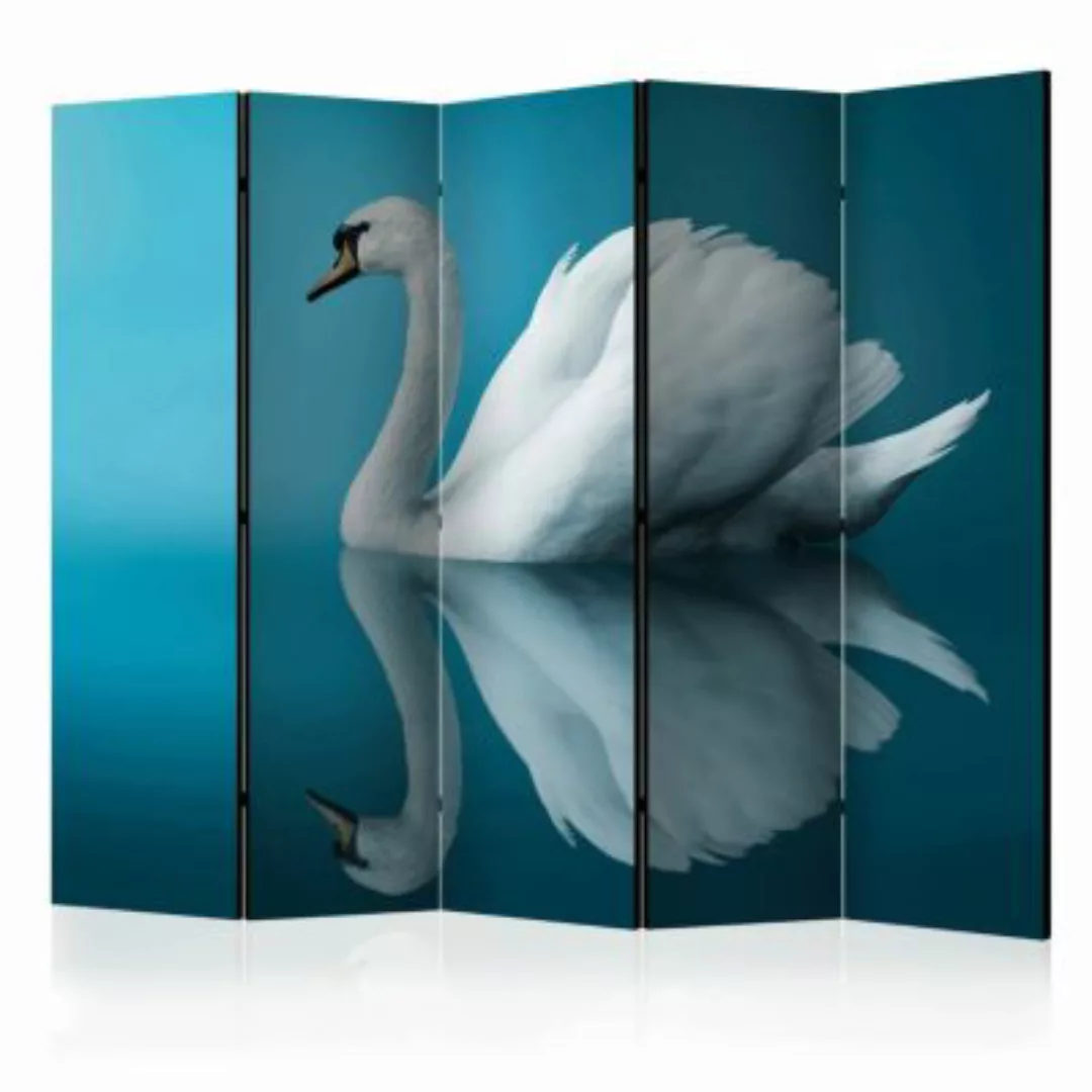artgeist Paravent swan - reflection II [Room Dividers] mehrfarbig Gr. 225 x günstig online kaufen