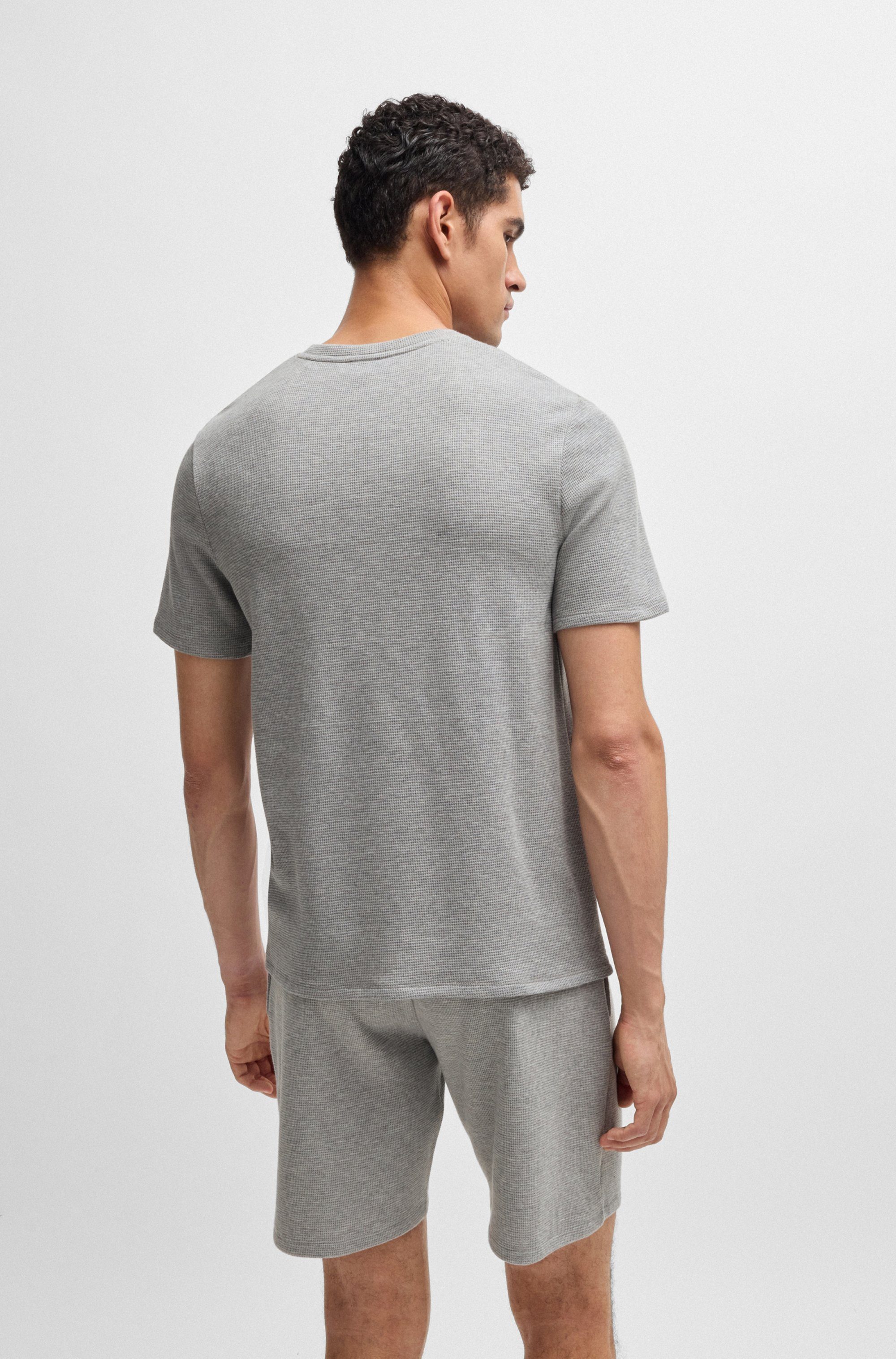 BOSS Pyjamaoberteil Waffle T-Shirt günstig online kaufen