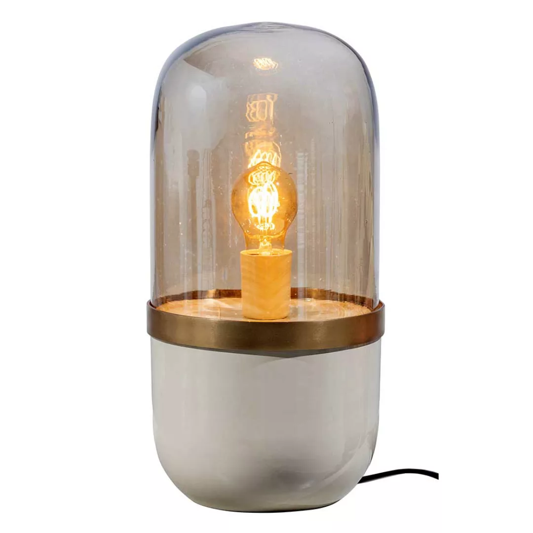 Tischlampen mit Glaskuppel Metallfuß (2er Set) günstig online kaufen