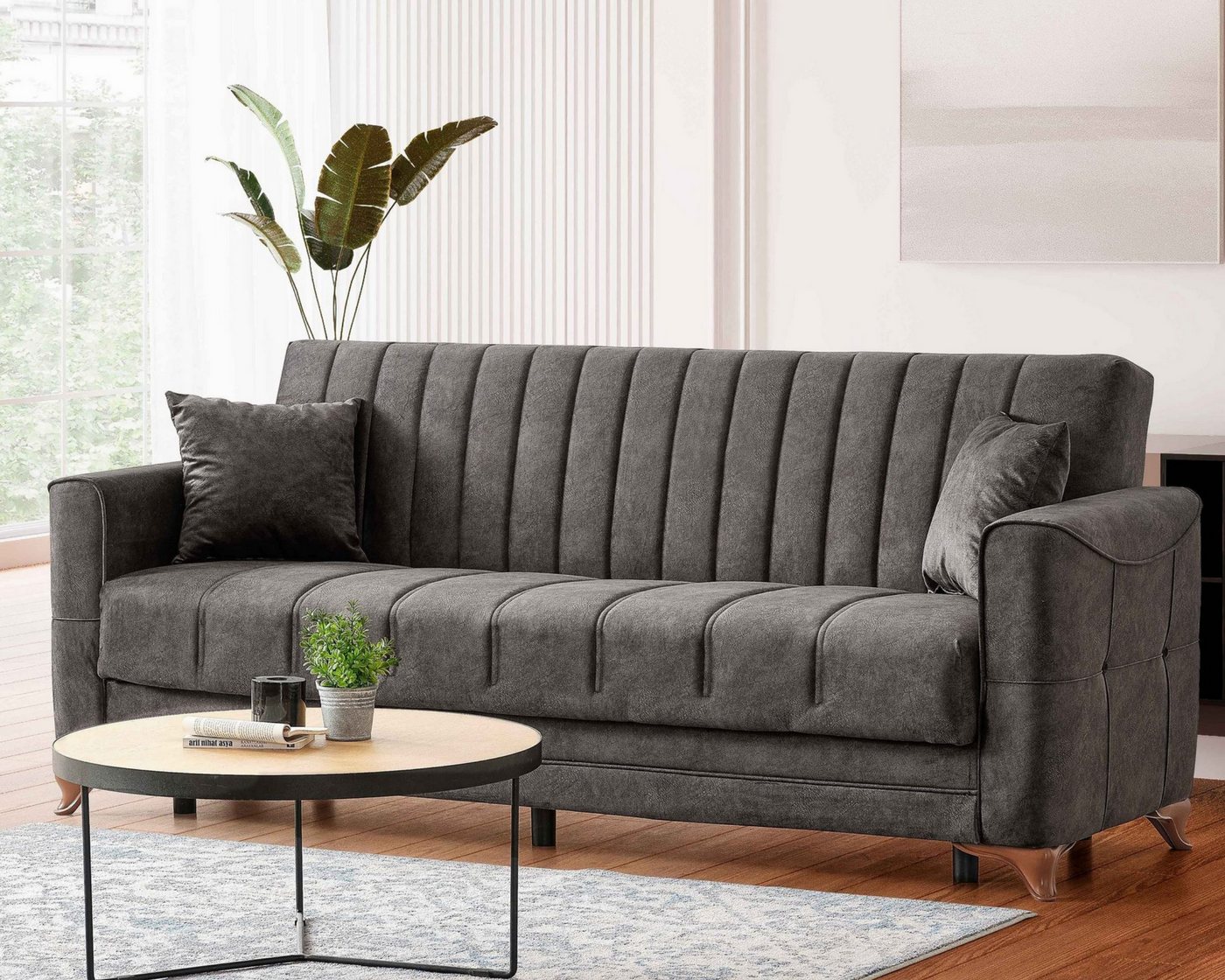gowoll 3-Sitzer Sofa Bed mit Schlaffunktion und Stauraum Schlafsessel Gäste günstig online kaufen