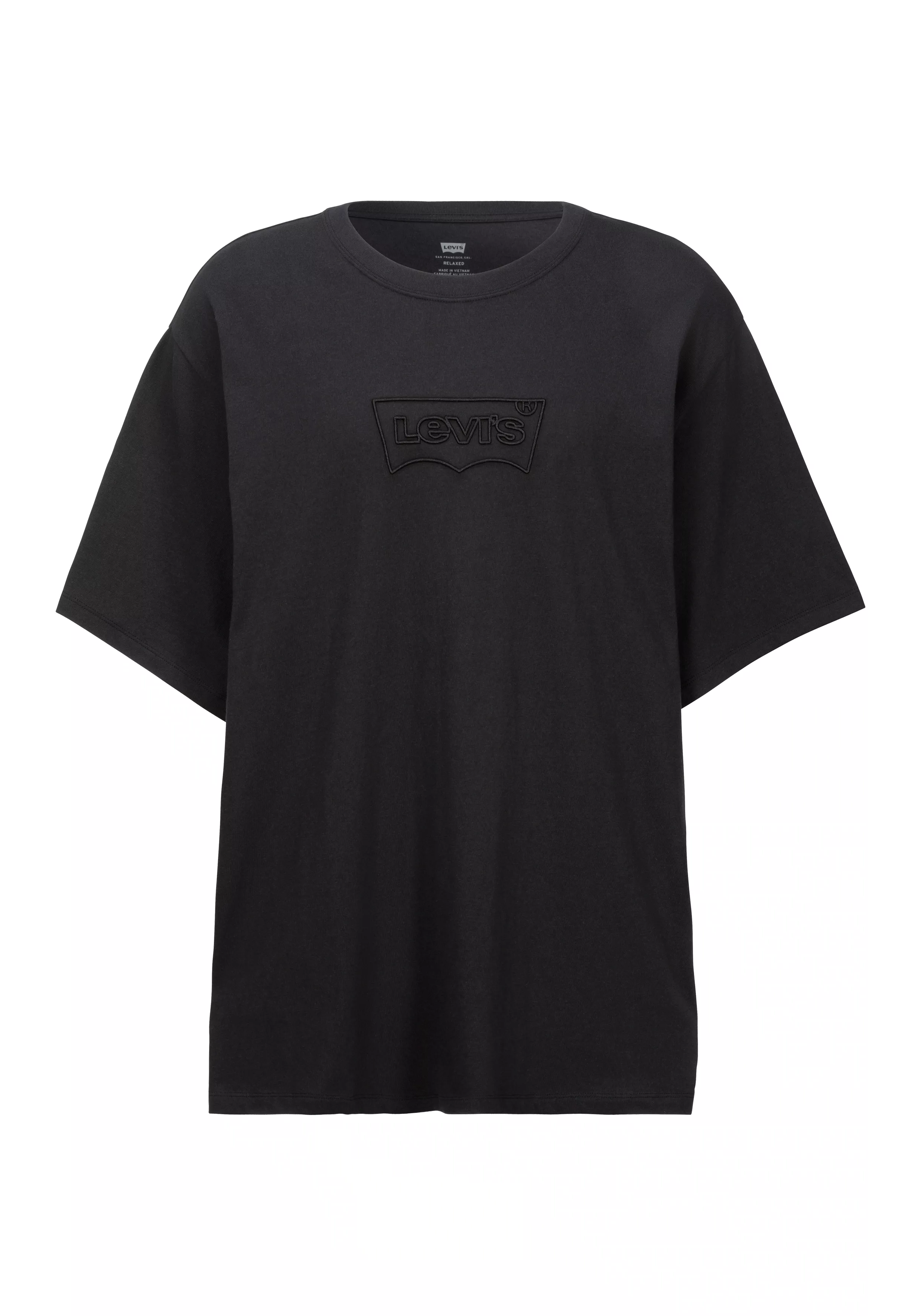 Levis Plus T-Shirt "SS RELAXED FIT TEE", mit Ton-in-Ton Logo Applikation günstig online kaufen