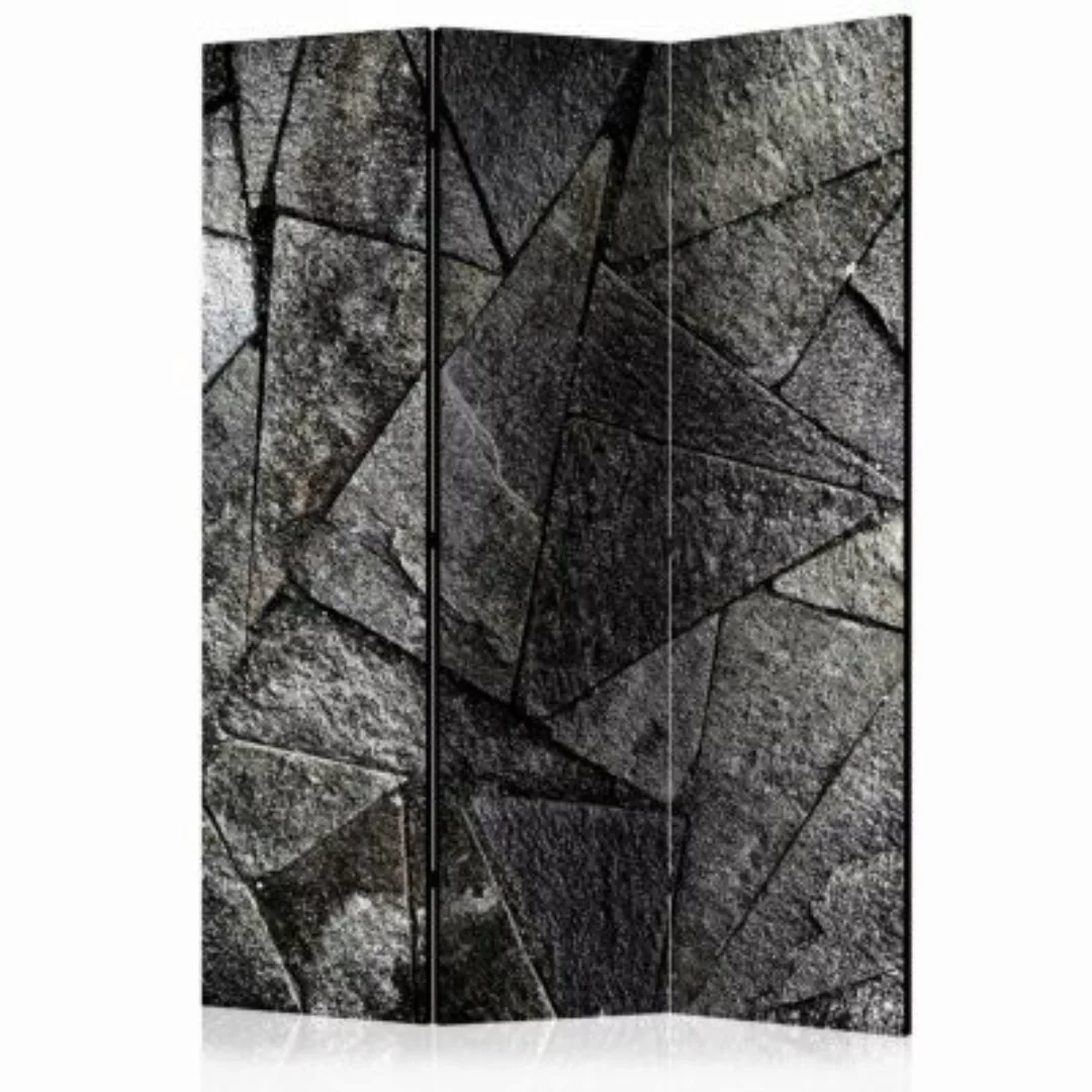 artgeist Paravent Pavement Tiles (Grey) [Room Dividers] schwarz/weiß Gr. 13 günstig online kaufen