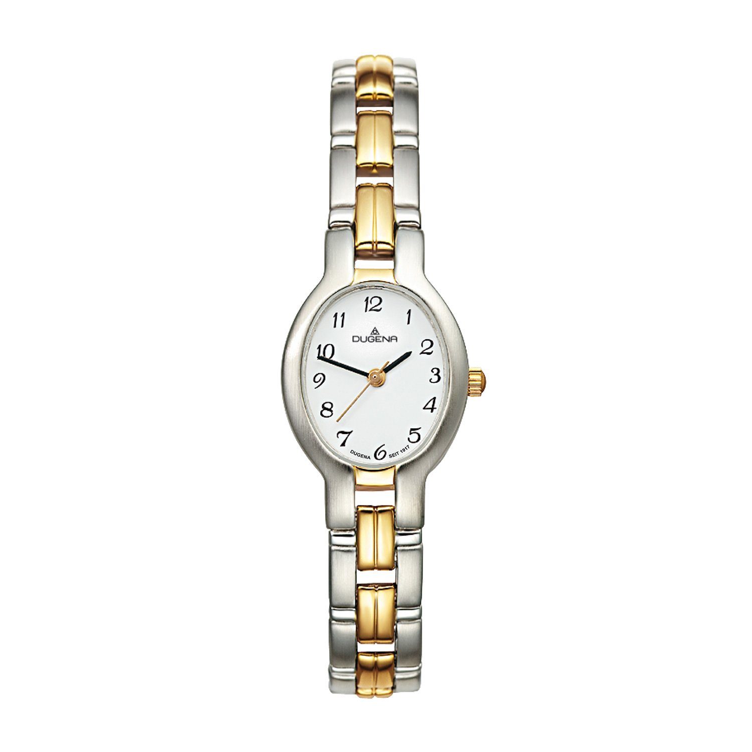 Dugena Quarzuhr Damen-Armbanduhr Schmuckband, Quarzwerk, Edelstahl, günstig online kaufen