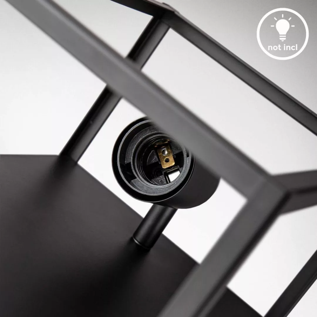 B.K.Licht Wandleuchte Wandlampe E27 60W Metall günstig online kaufen