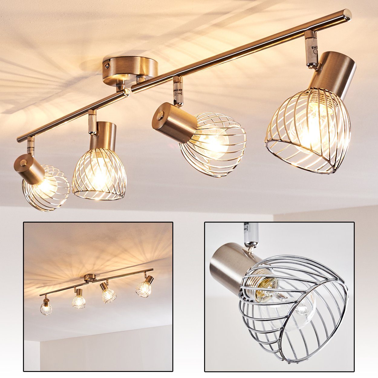 hofstein Deckenleuchte »Seveso« Deckenlampe aus Metall günstig online kaufen