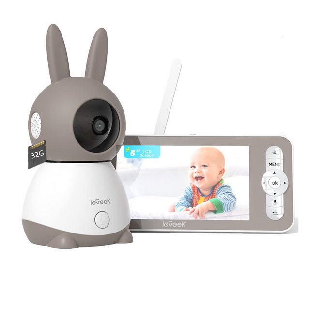 ieGeek Babyphone Babyphone mit Kamera 2K/3MP, 5 Zoll WiFi Video Babyphone P günstig online kaufen