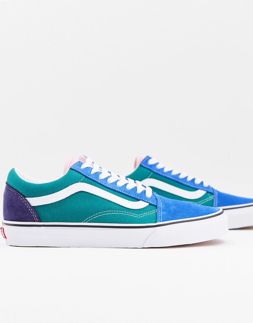 Vans – Old Skool – Retro Court – Mehrfarbige Sneaker günstig online kaufen