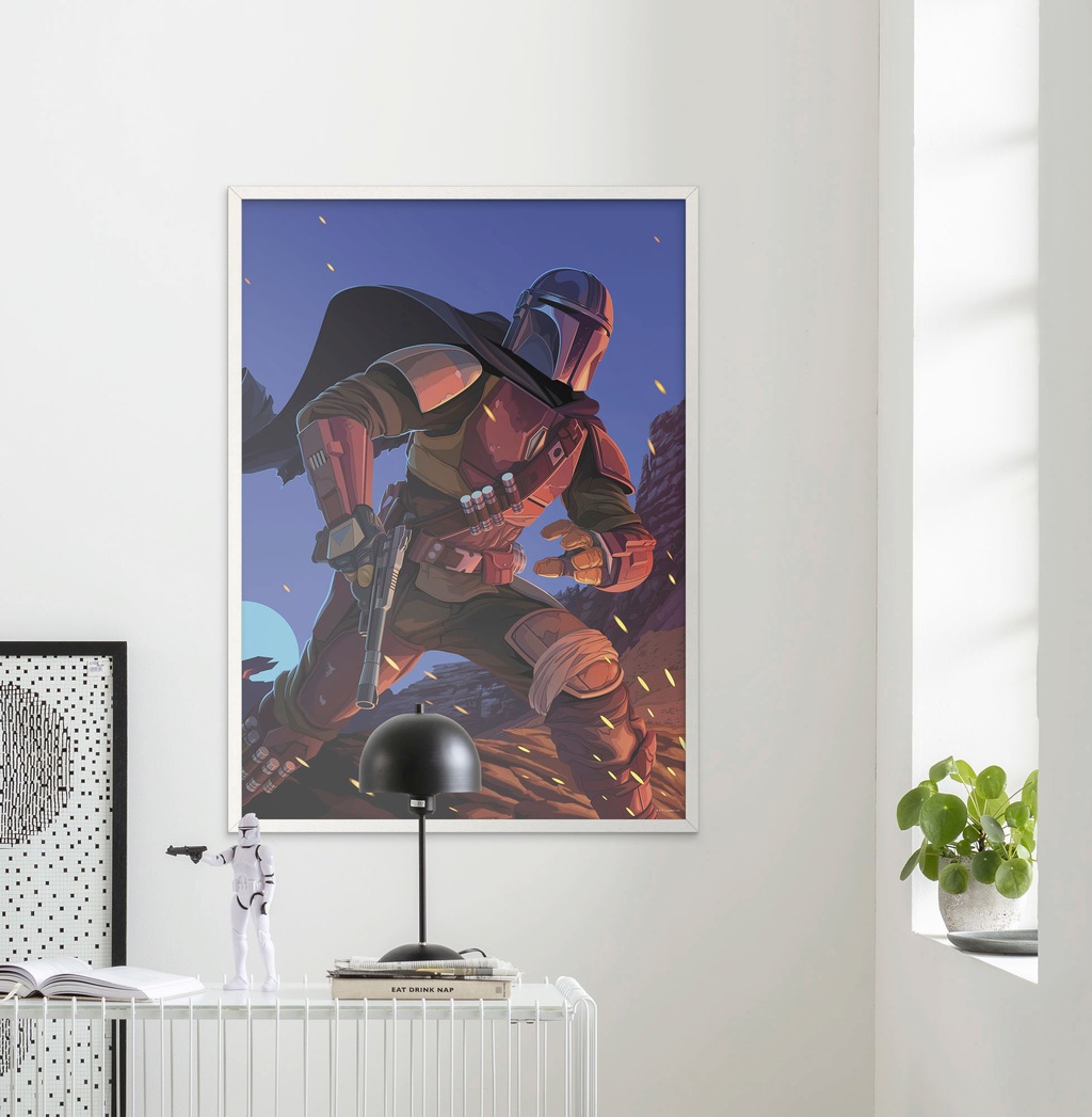 Komar Wandbild "Mandalorian Ambush", Disney-Star Wars, (1 St.), Kinderzimme günstig online kaufen