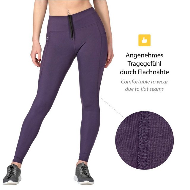 VS Variosports Yogaleggings Damen Yoga sport leggings lang mit Handytasche günstig online kaufen