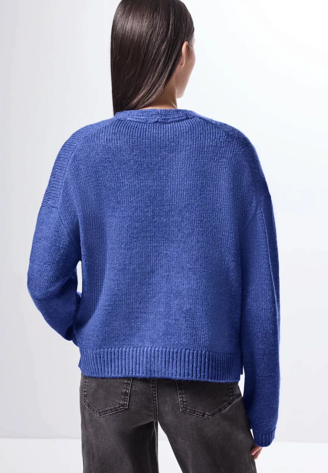 STREET ONE STUDIO Cardigan, mit V-Ausschnitt günstig online kaufen