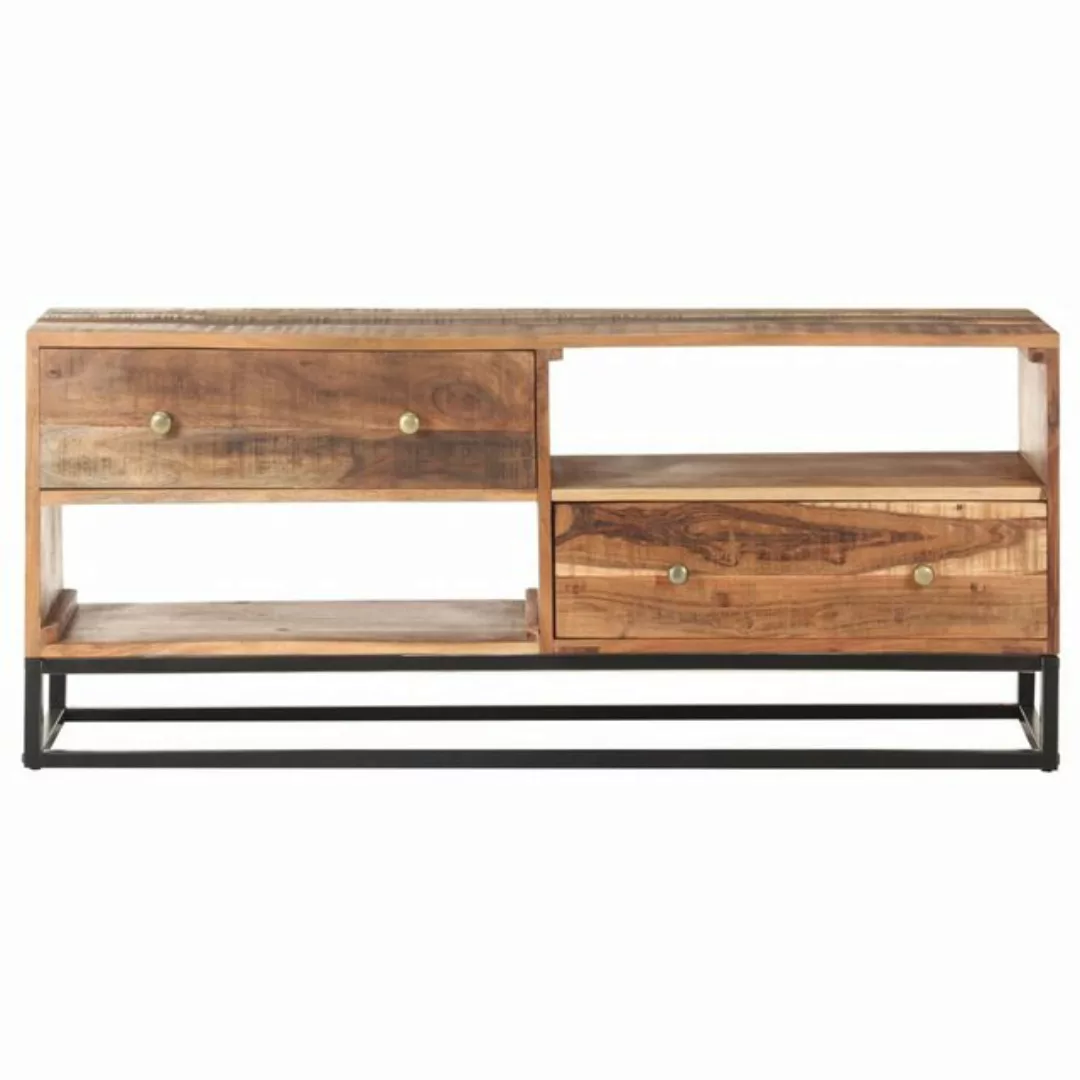 Tv-schrank 120x30x50 Cm Raues Akazienholz günstig online kaufen