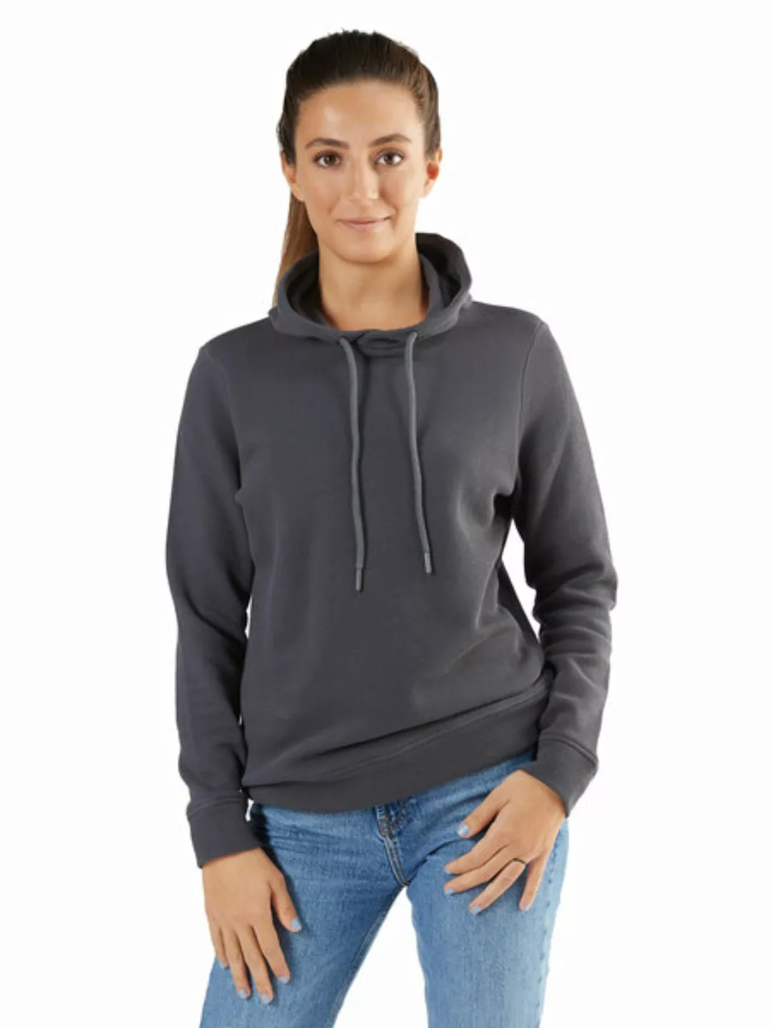 Damen Piqué-hoodie Bio-baumwolle günstig online kaufen