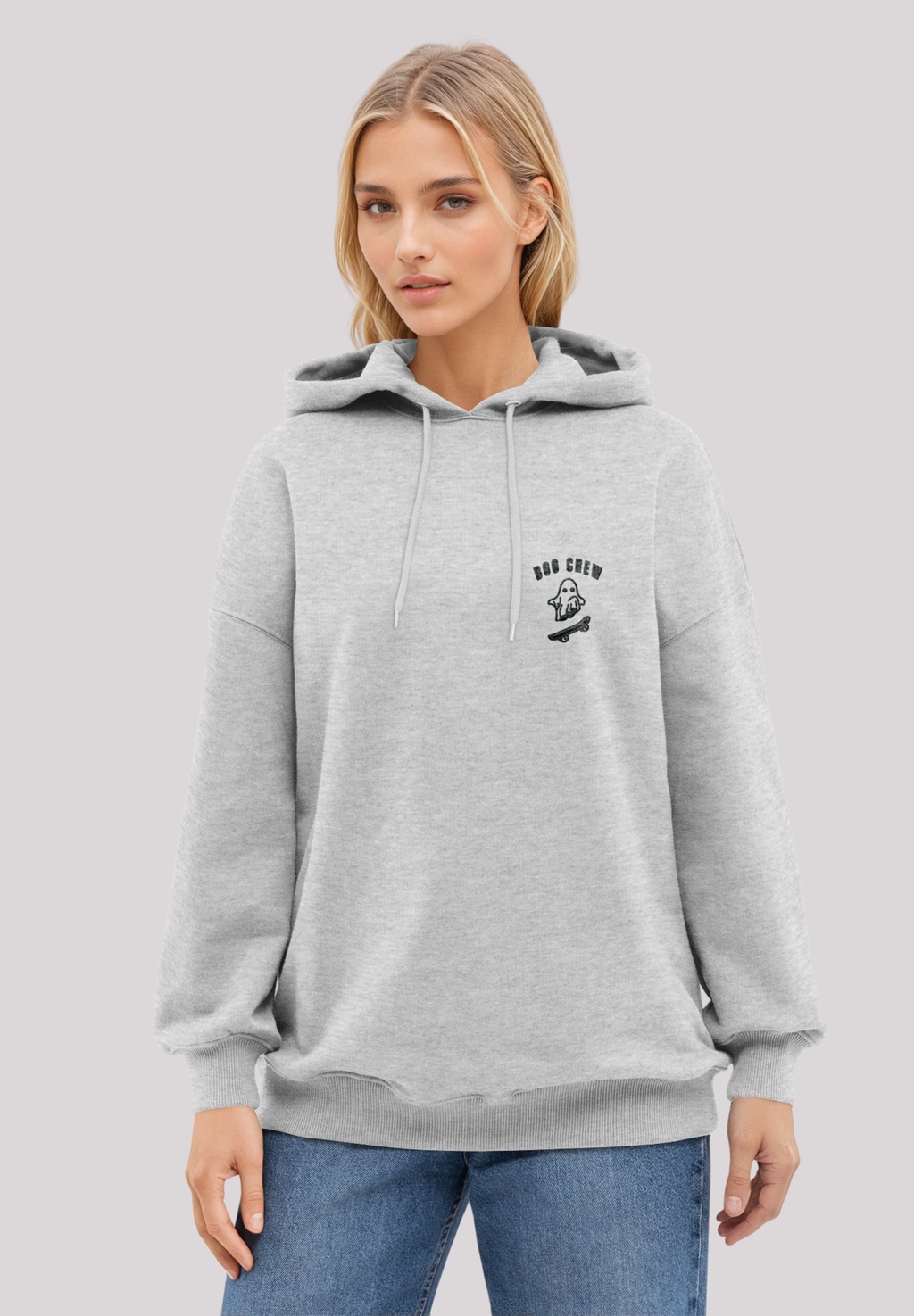 F4NT4STIC Kapuzenpullover "Halloween Boo Crew Ghost Bestickt", Premium Qual günstig online kaufen