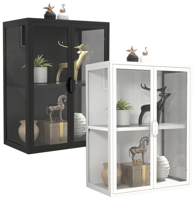 VCM Hängevitrine Stahl Wandvitrine Hängevitrine Vitrine Glas Flokas (1-St) günstig online kaufen