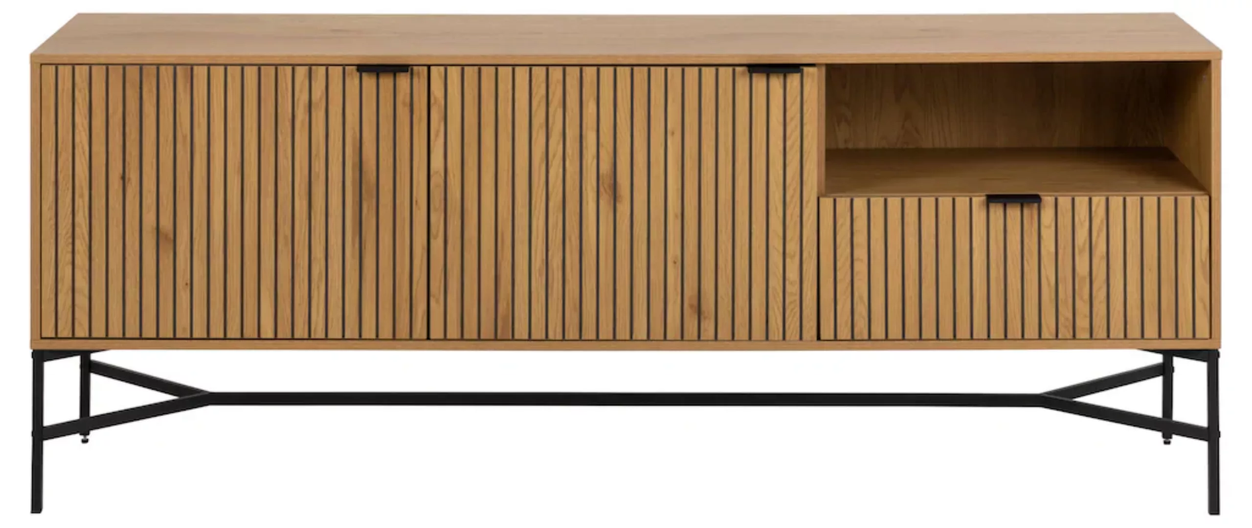 ACTONA GROUP Sideboard "Jaipur Anrichte, Kommode,", Eiche-Optik, 2 Türen, 2 günstig online kaufen