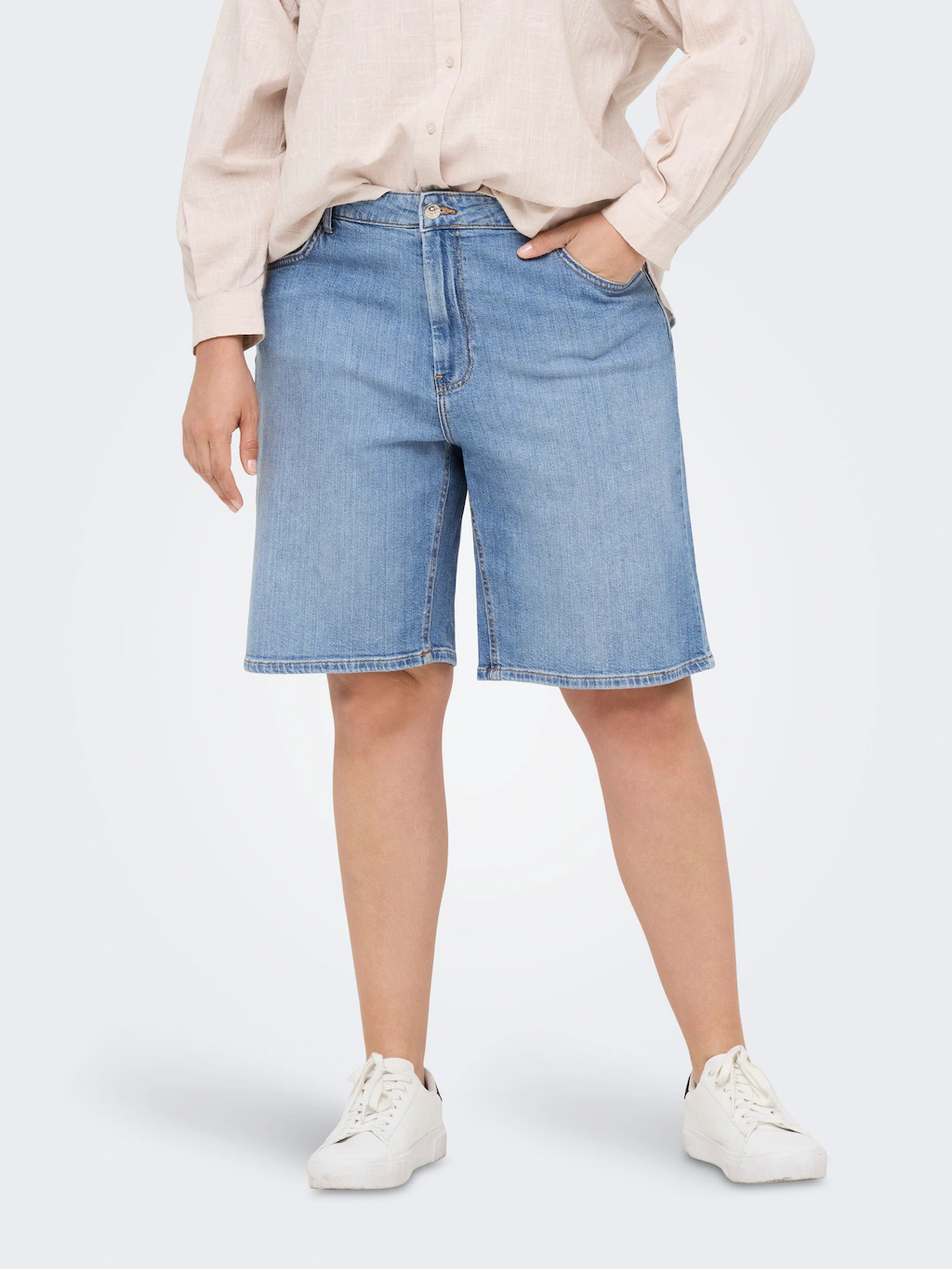 ONLY CARMAKOMA Jeansshorts "CARSONNY HW WIDE DNM SHORTS NAS843 NOOS" günstig online kaufen