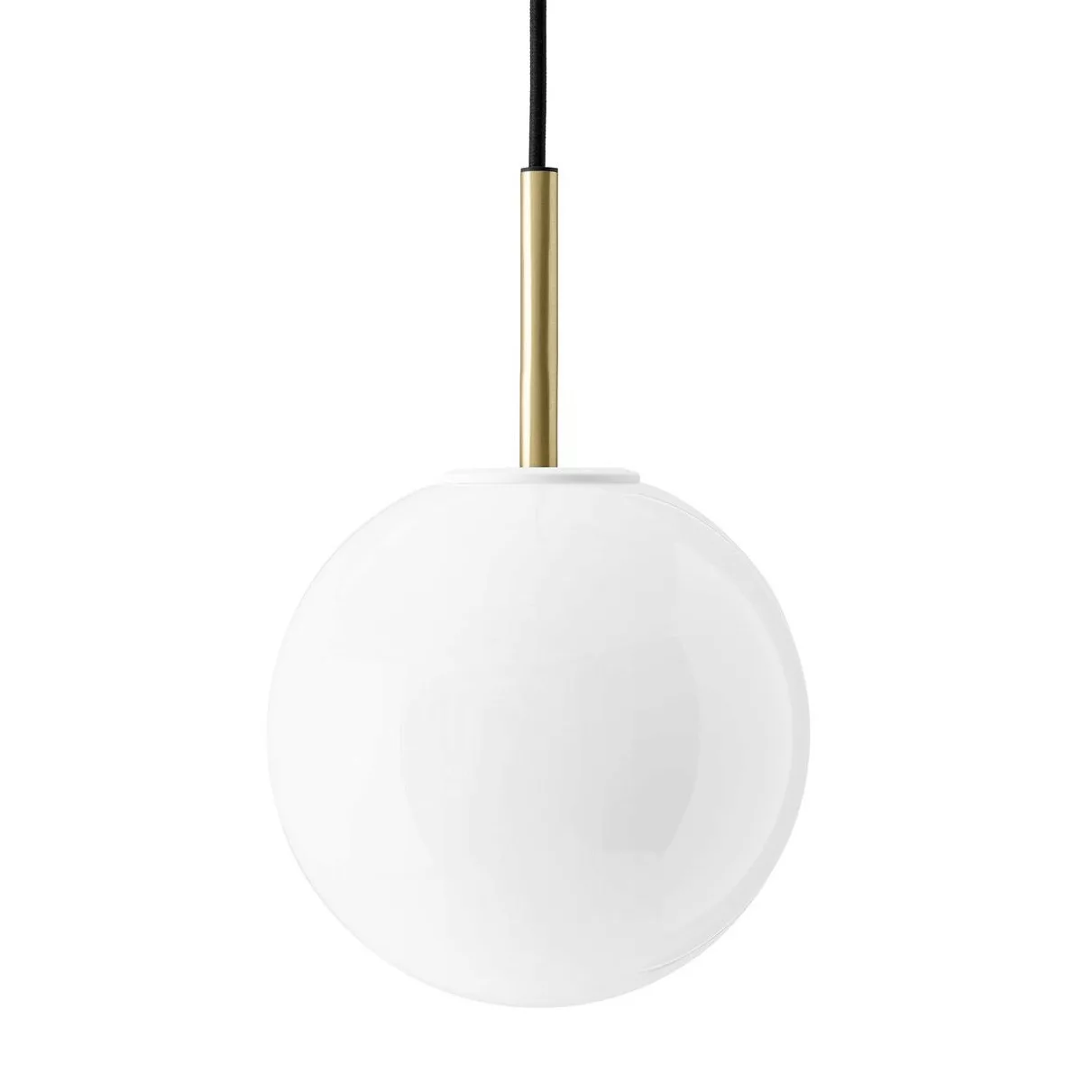 Menu - TR Bulb Pendelleuchte - opal glänzend/messing/gebürstet/H 22cm, Ø 20 günstig online kaufen
