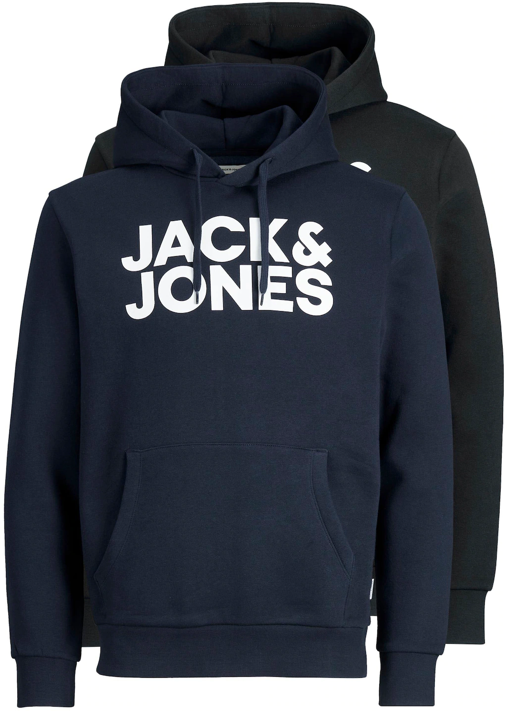 Jack & Jones Herren Hoodie Kapuzenpullover JJECORP LOGO- 2er Pack - Regular günstig online kaufen