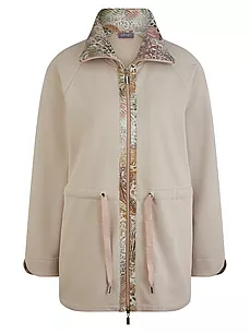 Lange Sweatjacke Peter Hahn beige günstig online kaufen