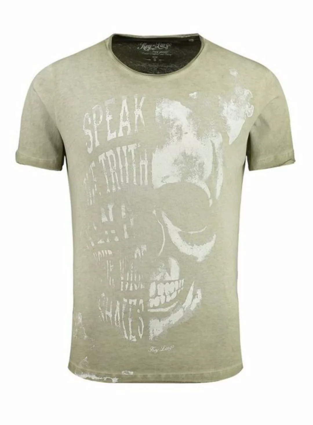 Key Largo T-Shirt T-Shirt Speaker Skull Totenkopf Print Motiv vintage Look günstig online kaufen