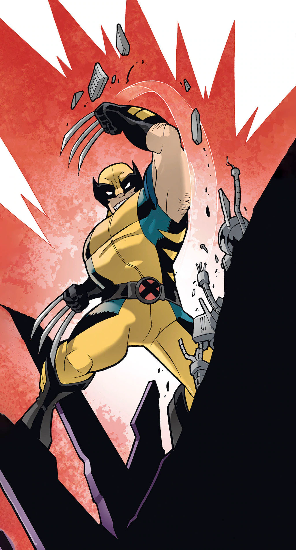 Komar Leinwandbild »Keilrahmenbild - X-Men Wolverine Slit - Größe 30 x 60 c günstig online kaufen