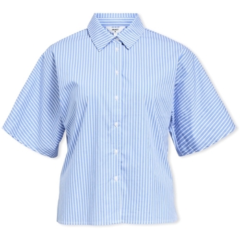 Object  Blusen Tutta Shirt - Cornflower Blue/White günstig online kaufen