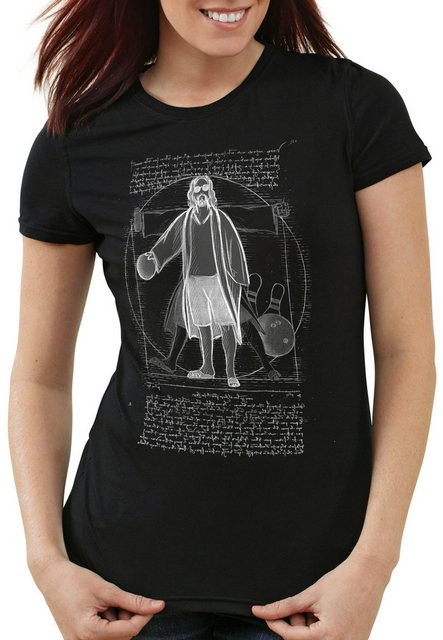 style3 T-Shirt Vitruvianischer Dude the big lebowski bowling bowler big Jef günstig online kaufen