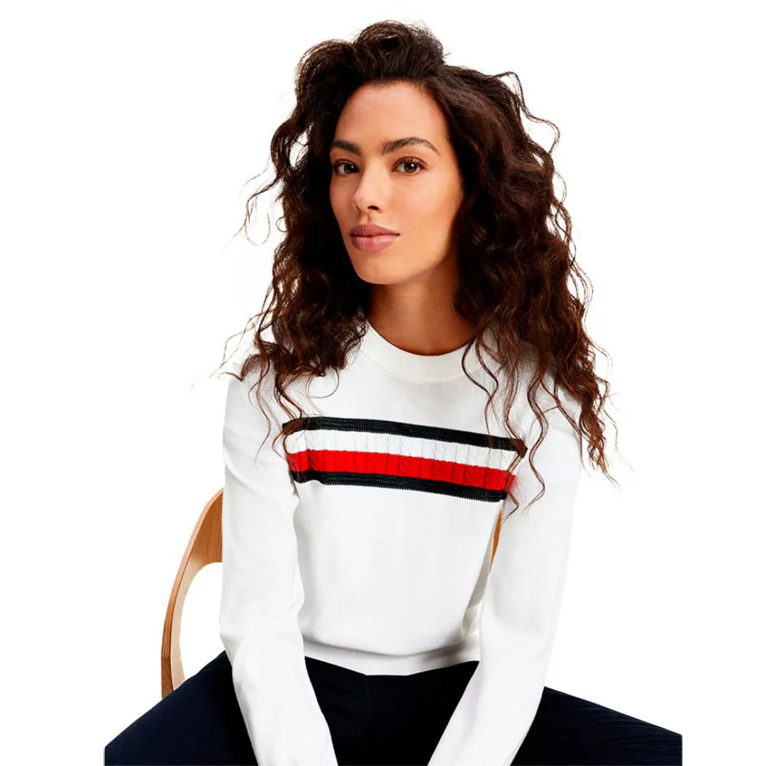 Tommy Hilfiger Essential Global Stp Sweatshirt XL Desert Sky günstig online kaufen