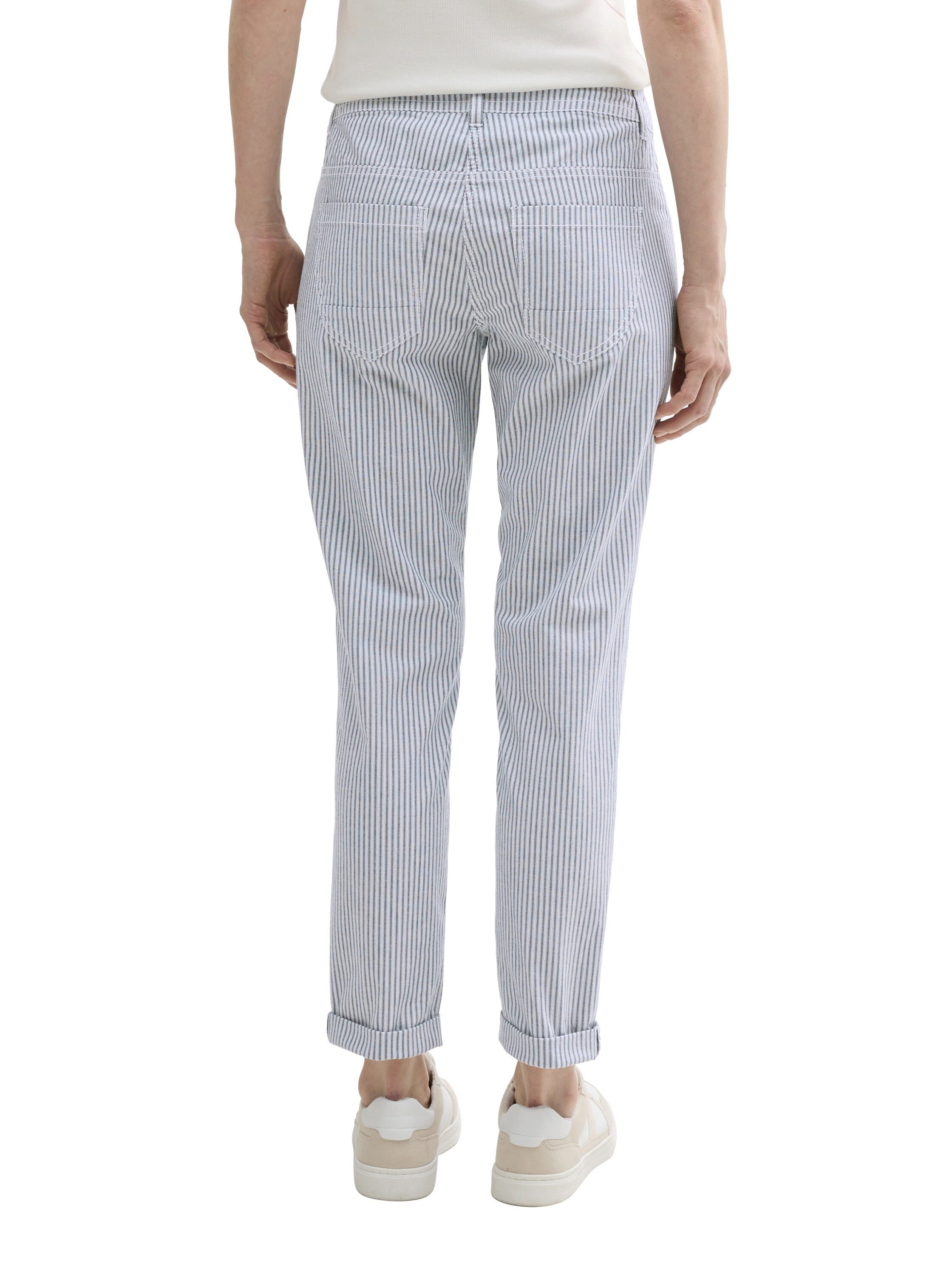 TOM TAILOR Stoffhose Sommerhose im Streifendesign günstig online kaufen