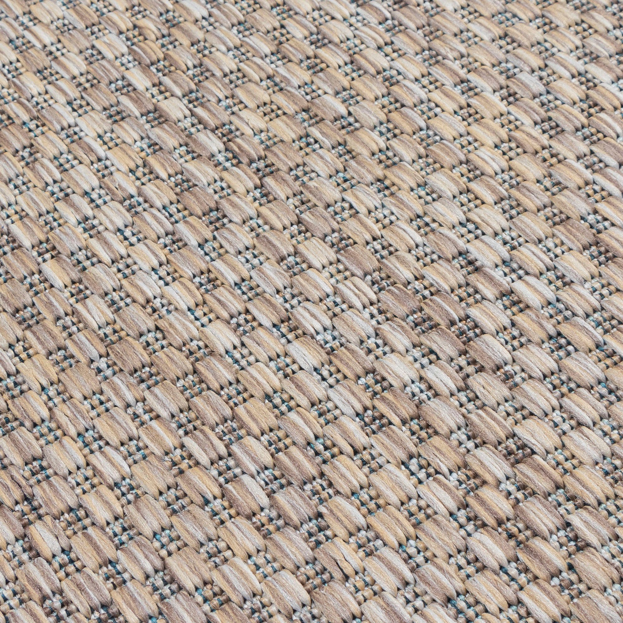 Sanat Teppich »Melissa 8000«, rund, 10 mm Höhe, Kurzflor, In -und Outdoor g günstig online kaufen