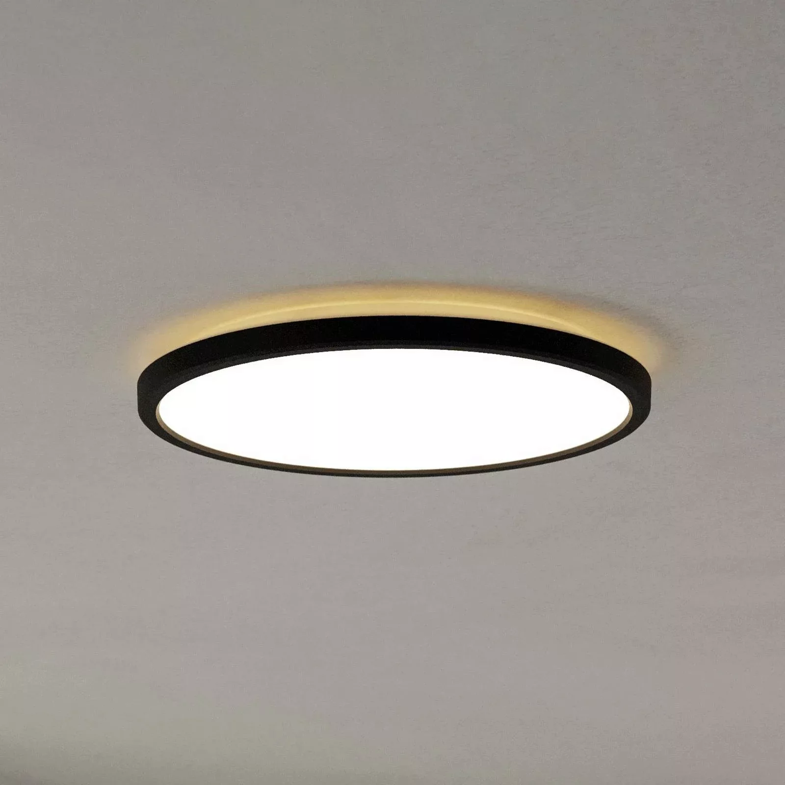 EGLO connect LED-Deckenlampe Rovito-Z, schwarz, Ø 30 cm günstig online kaufen