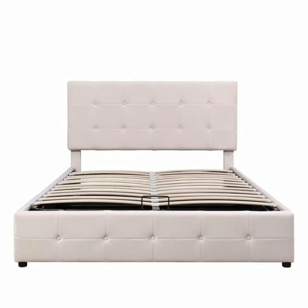 Gotagee Polsterbett Doppelbett 140x200 Stauraum Samt Doppelbett Jugendbett günstig online kaufen