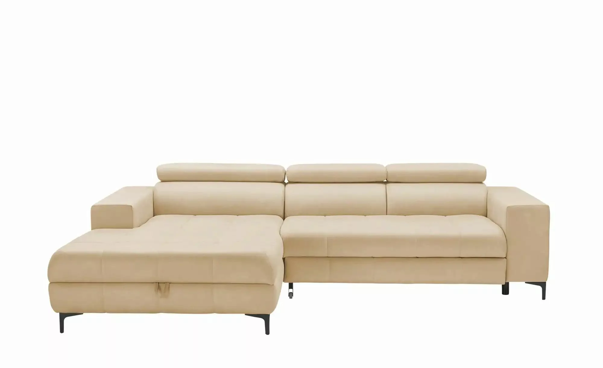 switch Ecksofa aus Mikrofaser Caro ¦ beige ¦ Maße (cm): B: 289 H: 93 T: 175 günstig online kaufen