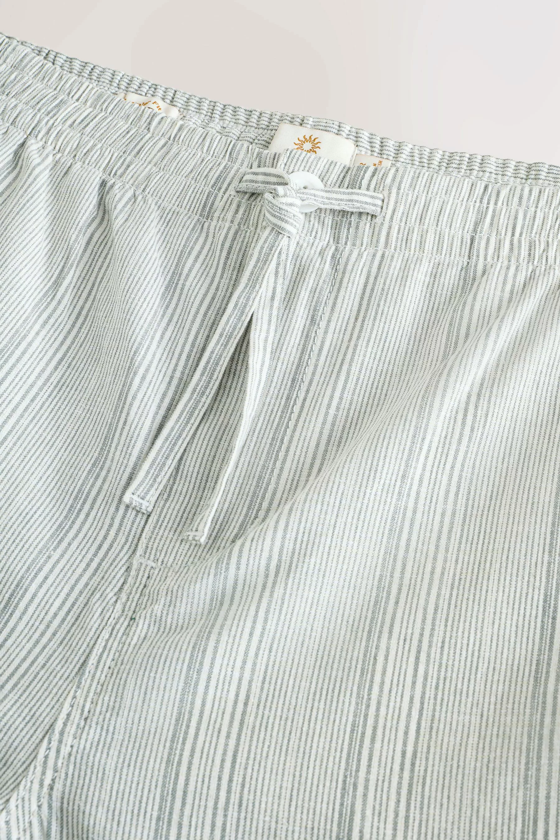 Next Leinenhose Gestreifte Relaxed Fit Hose günstig online kaufen