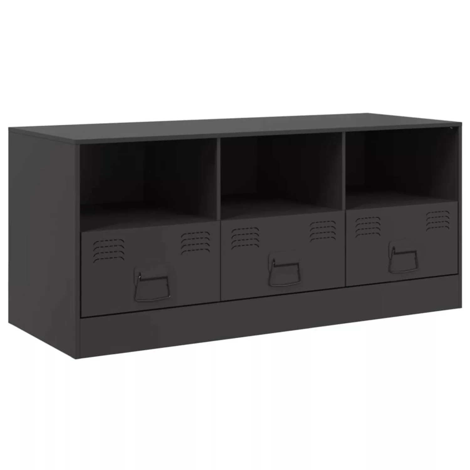 vidaXL TV-Schrank TV-Schrank Schwarz 99x39x44 cm Stahl günstig online kaufen