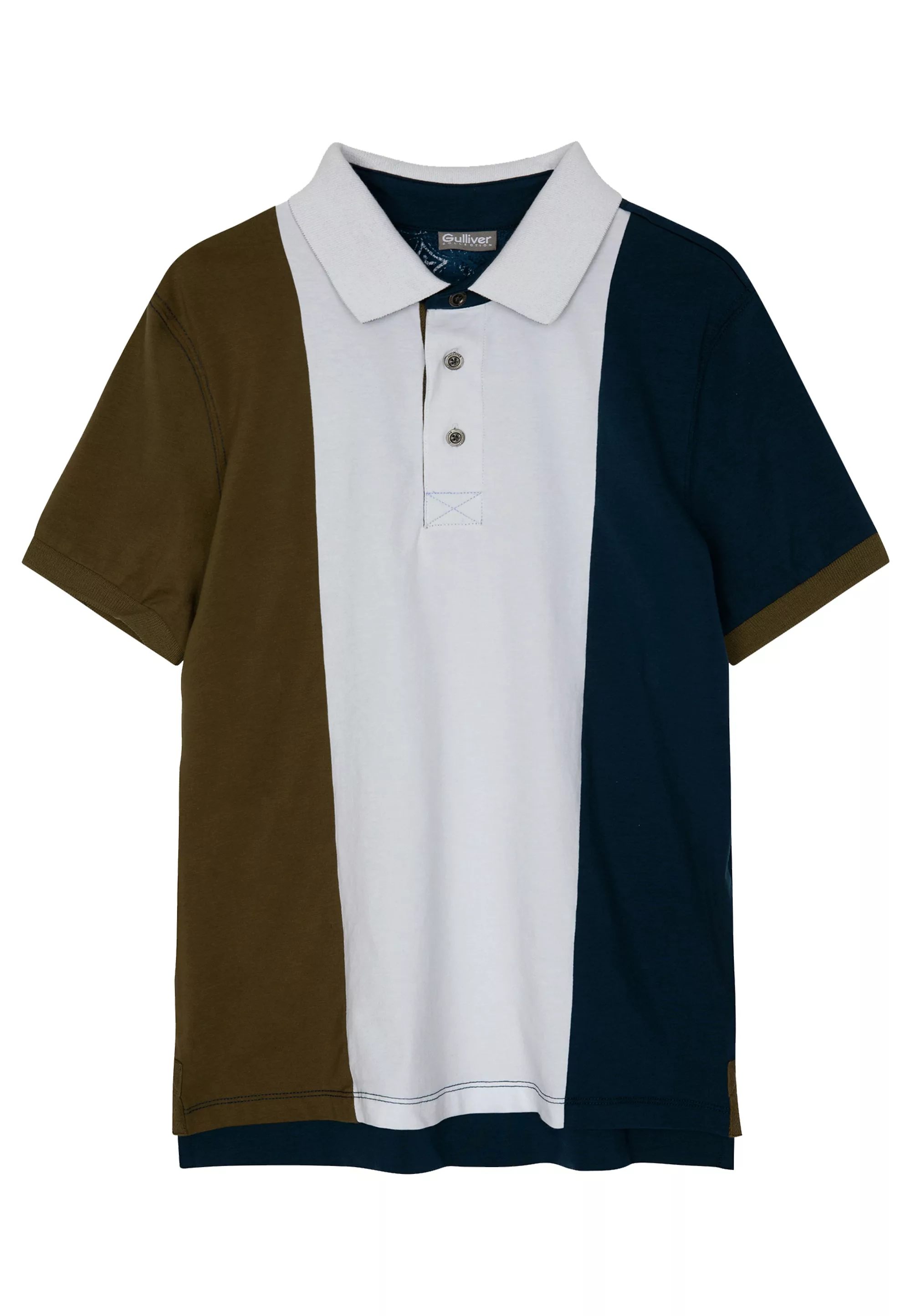 Gulliver Poloshirt, mit trendigem Color-Blocking-Print günstig online kaufen