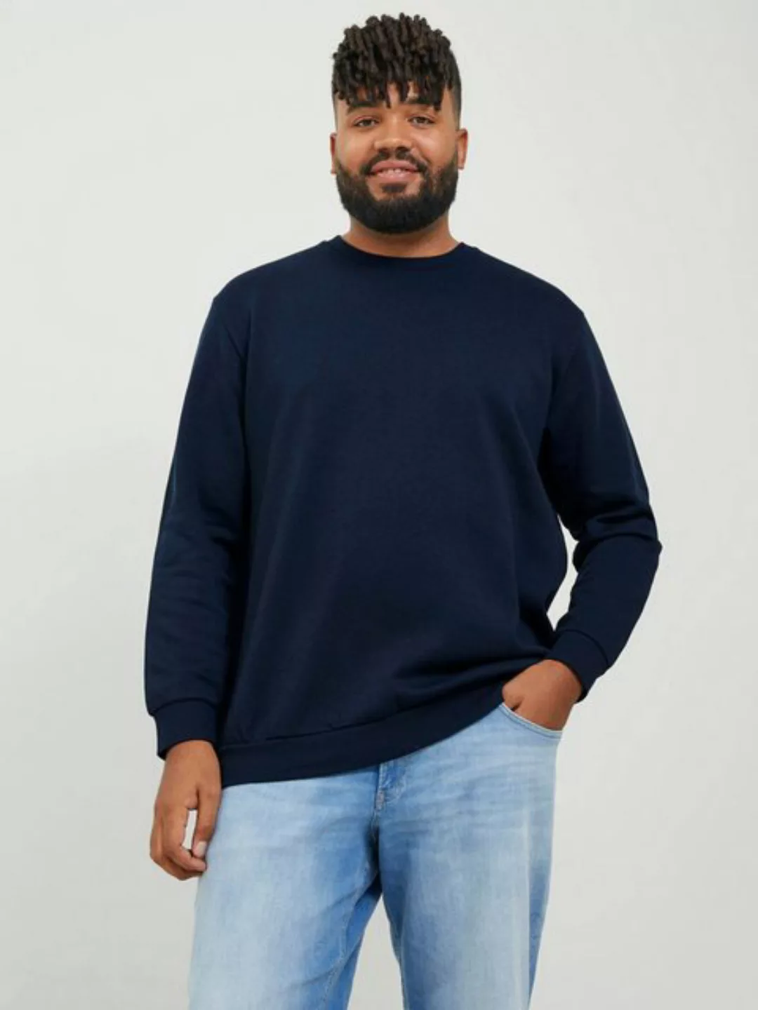 Jack & Jones PlusSize Sweatshirt JJEBRADLEY SWEAT CREW NOOS PLS günstig online kaufen