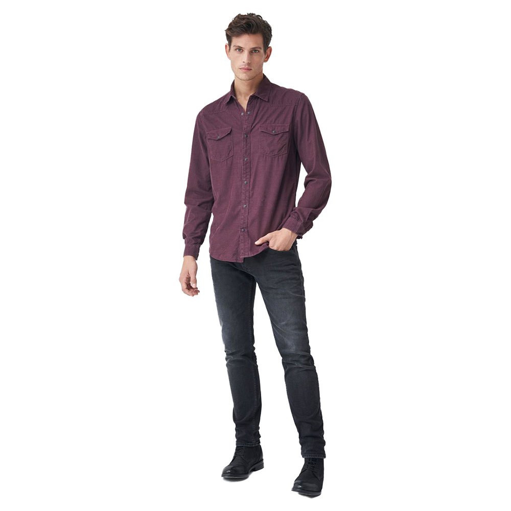 Salsa Jeans 123838-607 / Slim Fit Pocket Langarm Hemd M Pink günstig online kaufen