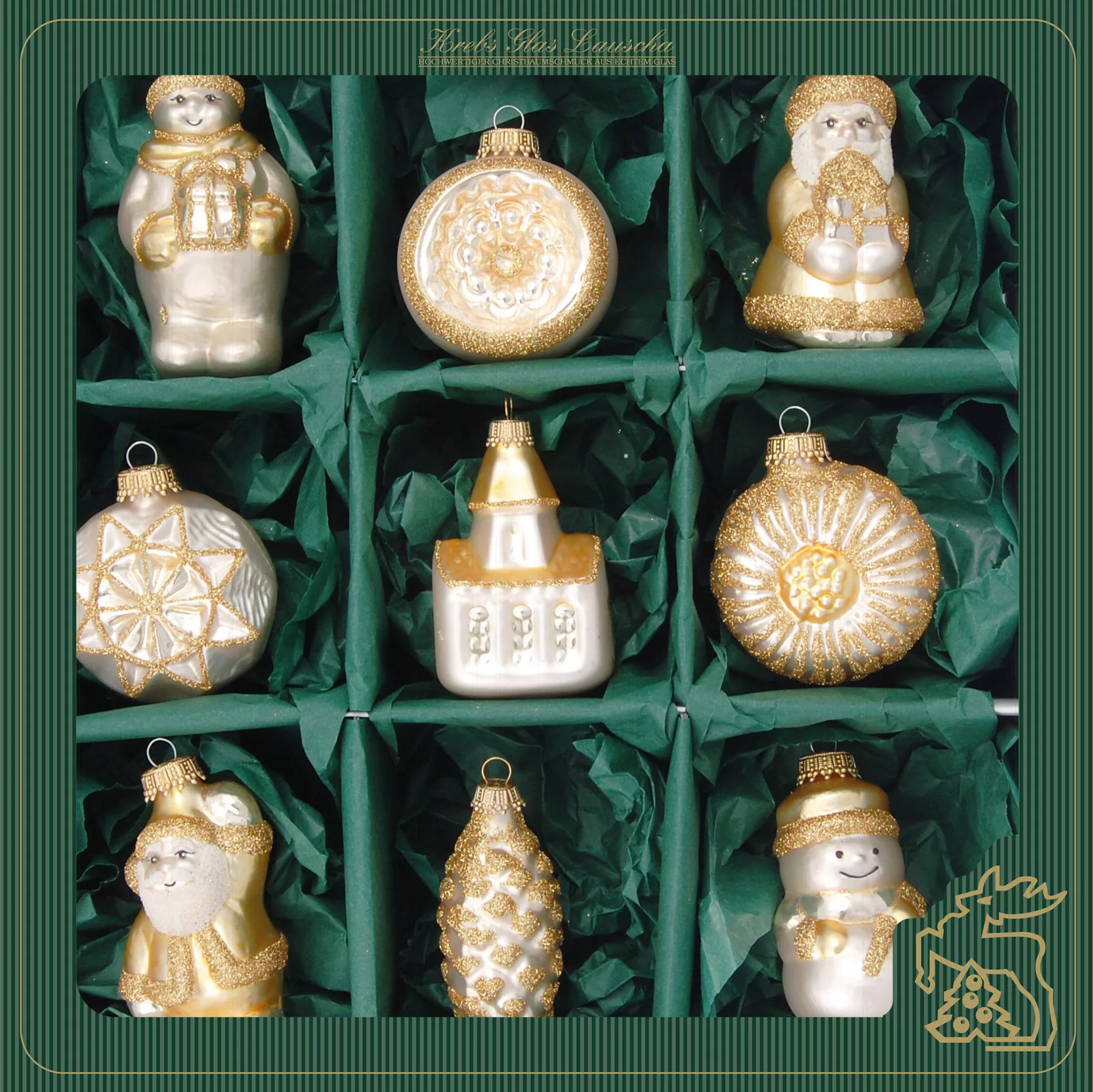 Krebs Glas Lauscha Christbaumschmuck "KGL03401, Weihnachtsdeko, Christbaums günstig online kaufen