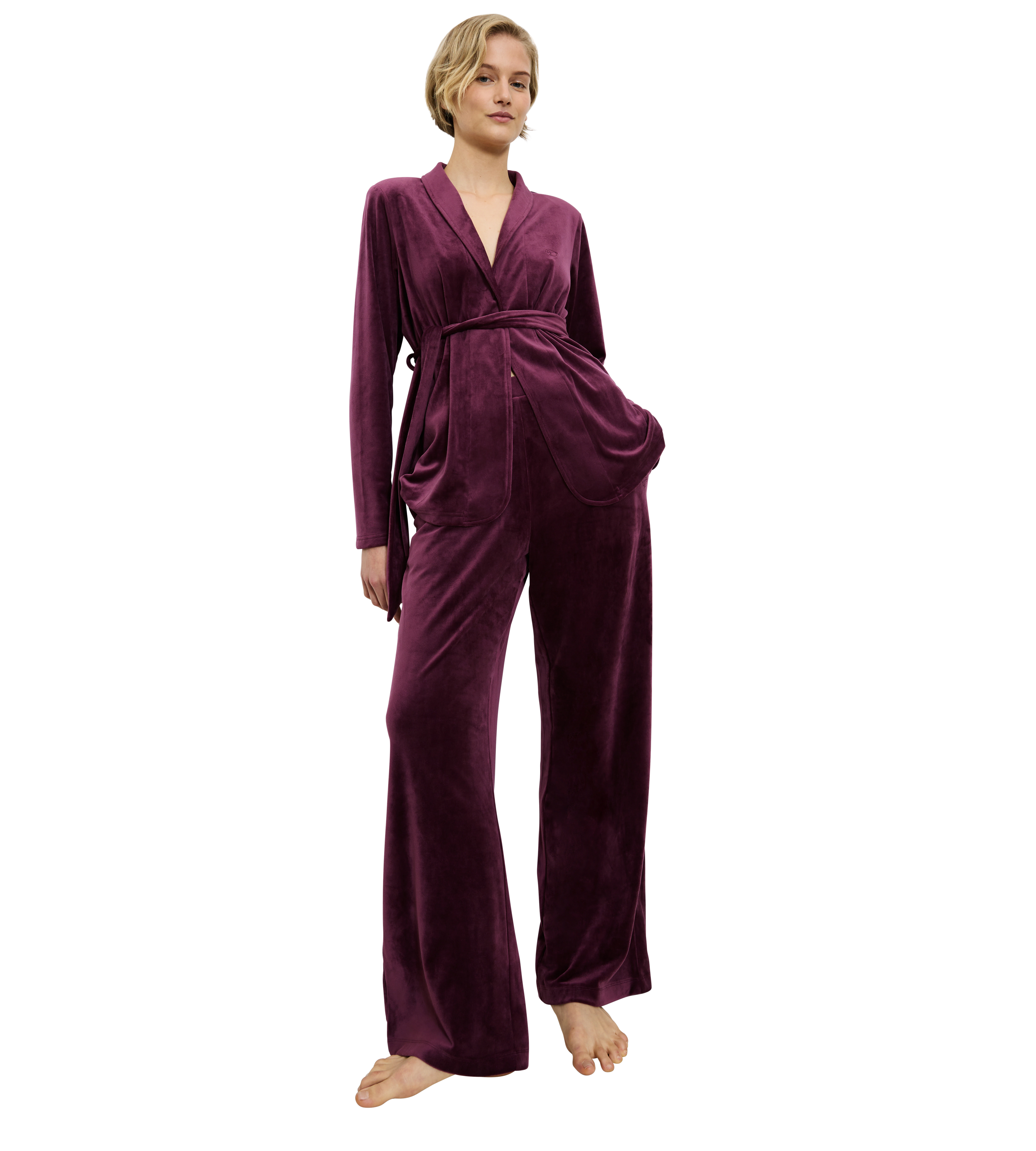 Triumph Homewearhose "Sensual Velour Wide Leg Trousers" günstig online kaufen