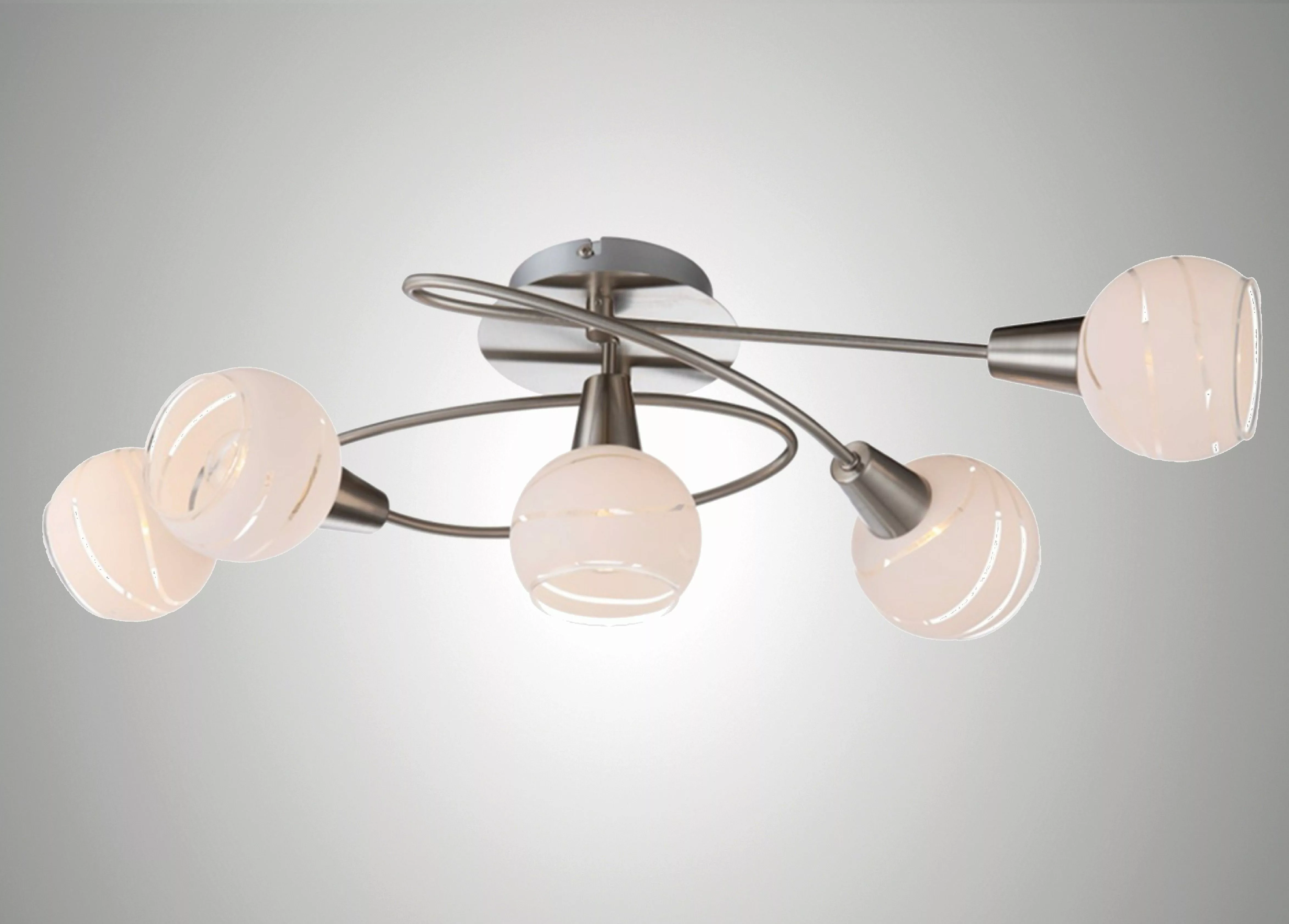 TRANGO LED Deckenleuchte, Dimmfunktion, 5-flammig 1001-52SD günstig online kaufen