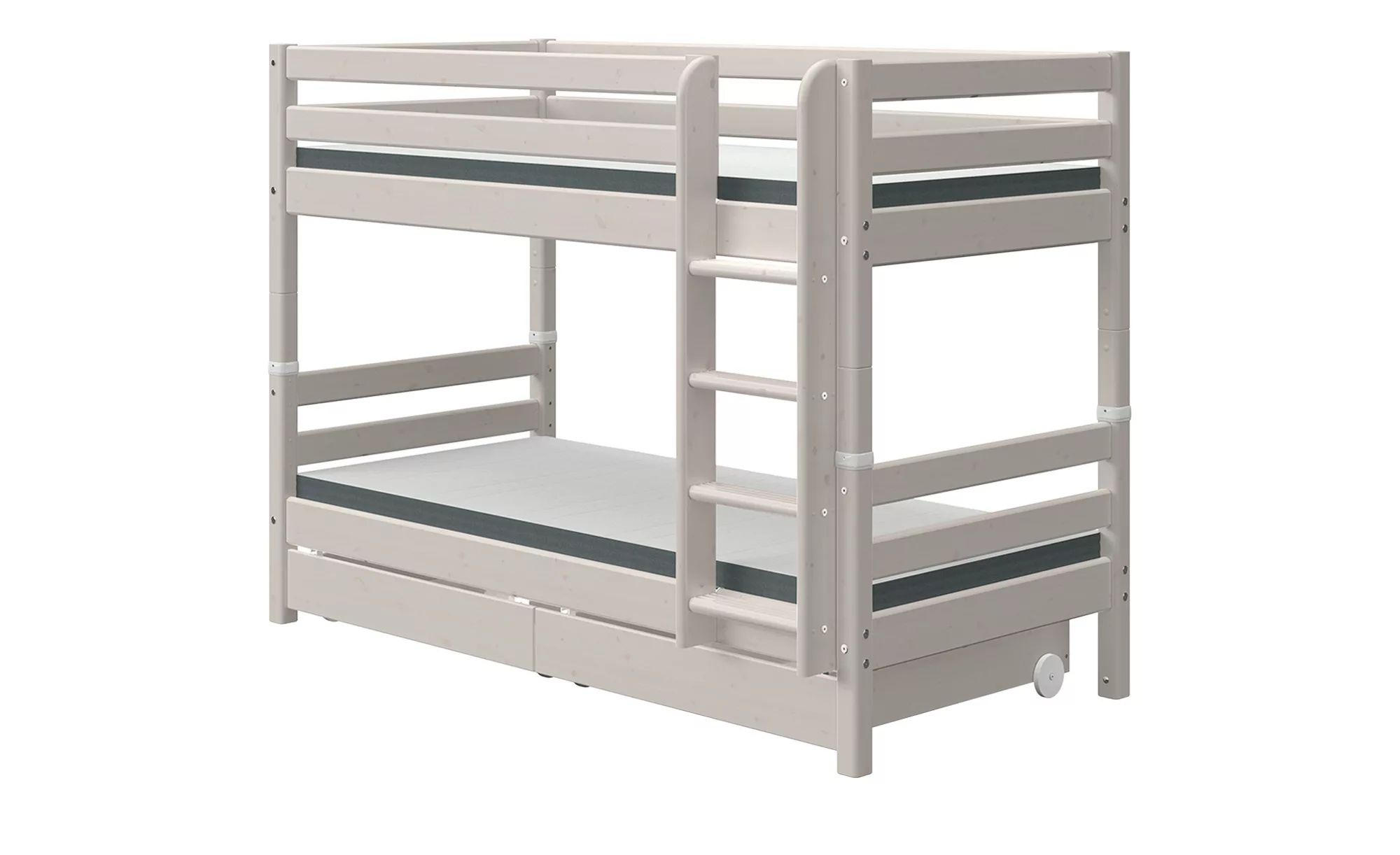 FLEXA Etagenbett mit 2 Schubladen  Flexa Classic - grau - 110 cm - 154 cm - günstig online kaufen