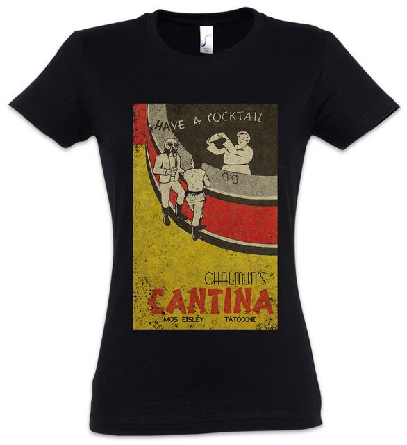 Urban Backwoods Print-Shirt Chalmun's Cantina Vintage I Damen T-Shirt Star günstig online kaufen