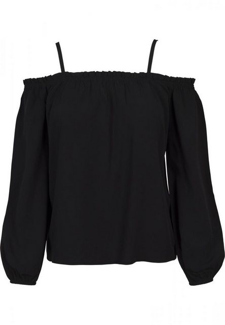 URBAN CLASSICS Langarmshirt TB2224 - Ladies Cold Shoulder Longsleeve black günstig online kaufen