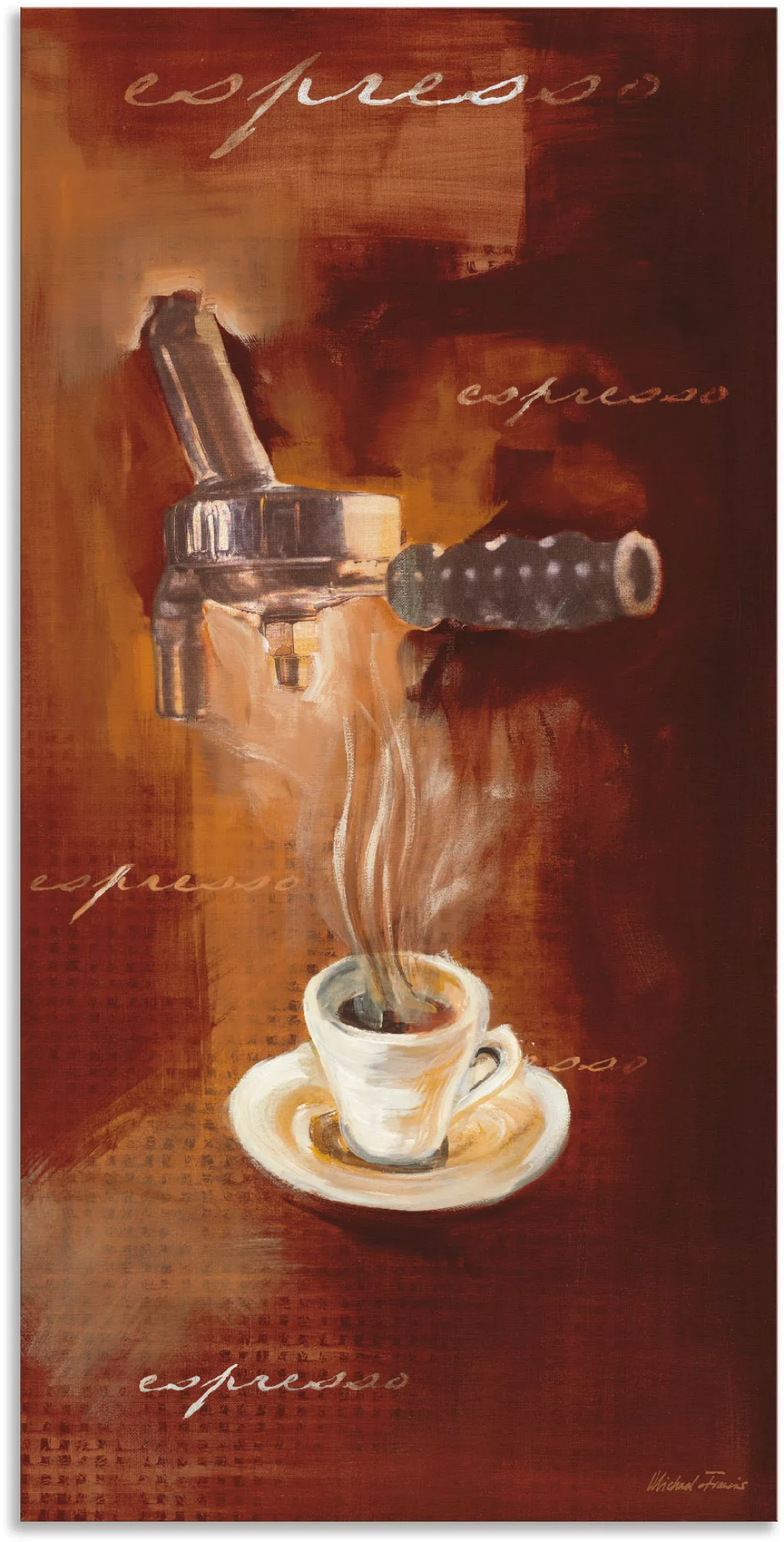 Artland Wandbild »Espresso I«, Getränke, (1 St.), als Alubild, Outdoorbild, günstig online kaufen