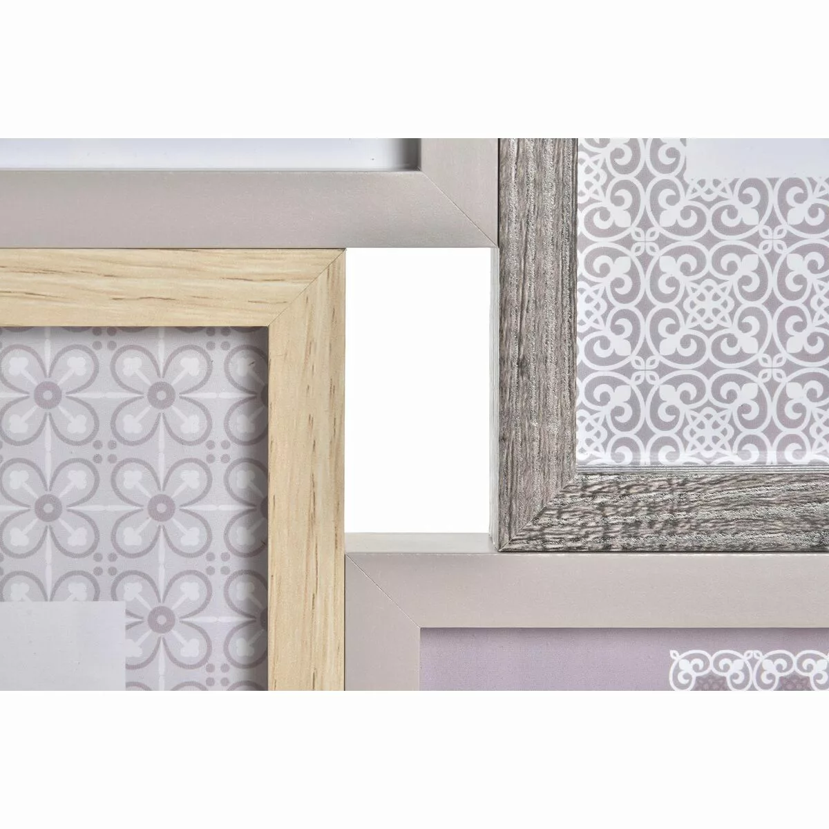 Fotorahmen Dkd Home Decor Grau Holz Kristall Natürlich Boho (45 X 2 X 28 Cm günstig online kaufen